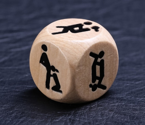 Кубик деревянный Ночь любви фото 2