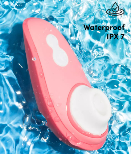 Бесконтактный вакуумно-волновой стимулятор клитора Womanizer Liberty 2 розовый фото 11