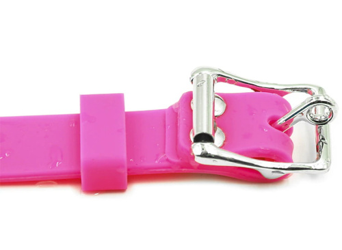 Дышащий кляп-шар из силикона Pink S фото 6