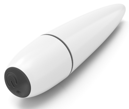 Белый мини вибратор Ijoy Rechargeable Power Play фото 4