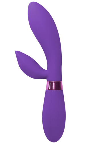 Вибратор с клиторальным стимулятором Indeep Leyla Purple фото 3