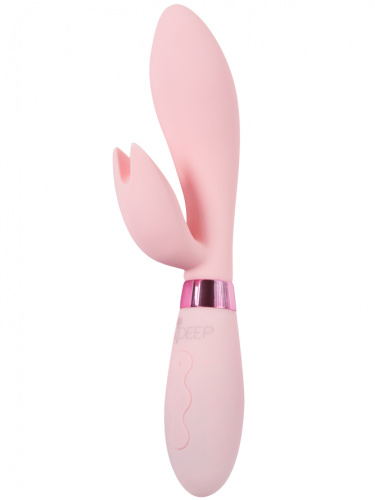 Перезаряжаемый вибратор Ideep Pro Malena розовый фото 4