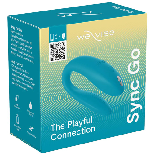 Смарт-вибратор для пар We-Vibe Sync Go бирюзовый фото 16