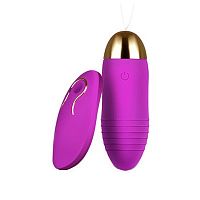 Перезаряжаемое виброяйцо с беспроводным управлением фиолетовое