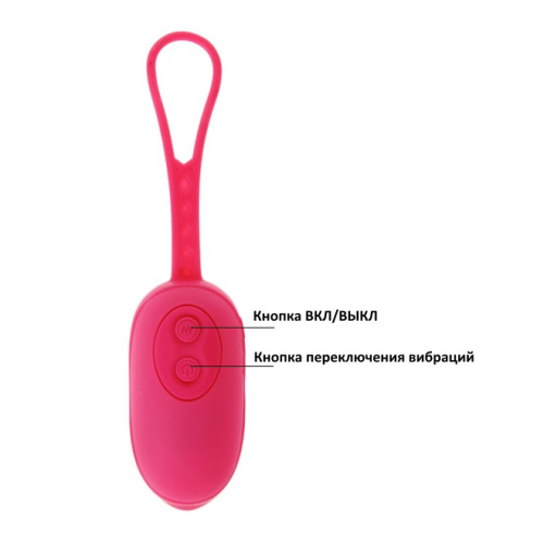Виброяйцо с 10 режимами вибрации Pretty Love Cedric фото 4