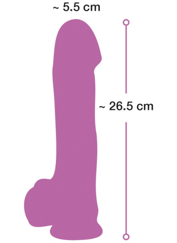 Светящийся в темноте фаллос Glow in the Dark Dildo 27 см фото 7