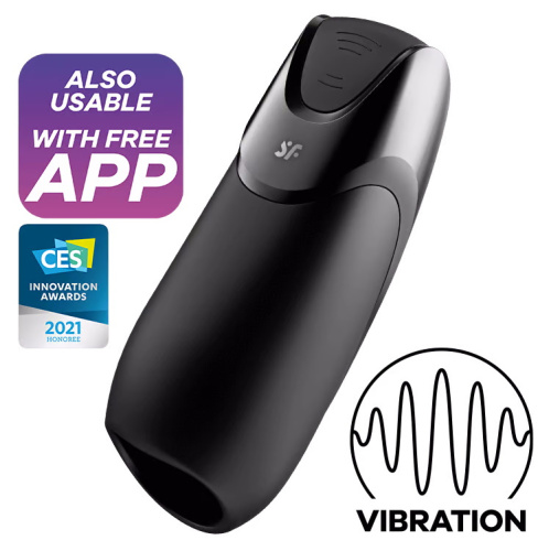 Смарт-мастурбатор с вибрацией Satisfyer Men Vibration+ фото 2