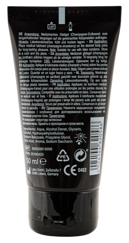 Гель съедобный Lick it Клубника с шампанским 50 мл фото 2