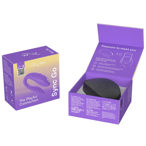 Смарт-вибратор для пар We-Vibe Sync Go фиолетовый фото 15