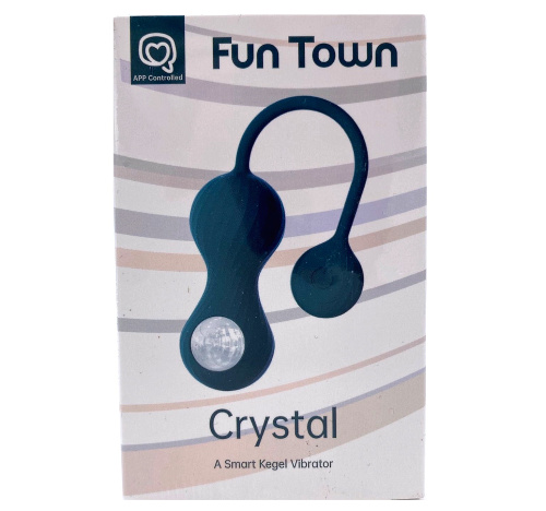 Вагинальные смарт-шарики с вибрацией Magic Motion Fun Town Crystal фото 11