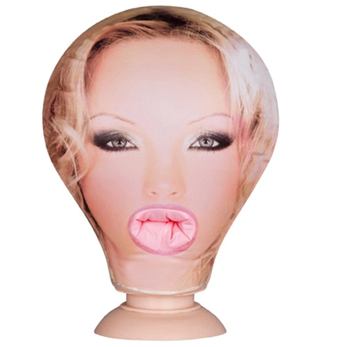 Надувная голова для минета на присоске фото 2