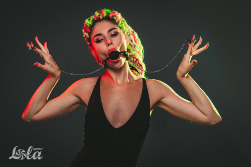 Кляп с зажимами для сосков Party Hard Hentai фото 4