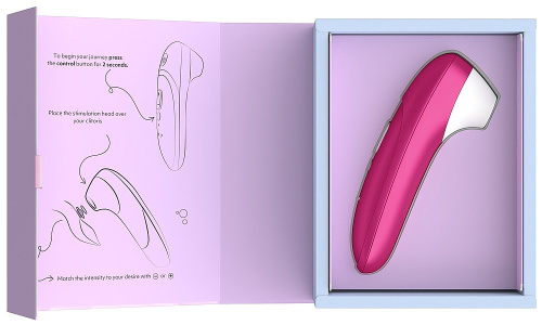 Бесконтактный вакуумно-волновой стимулятор клитора Womanizer Pro розовый фото 18