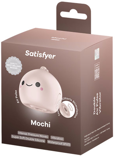 Вакуумно-волновой стимулятор клитора Satisfyer Mochi топленое молоко фото 5