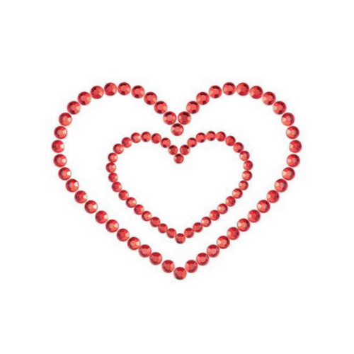 Пэстисы Bijoux Mimi Heart Red красные фото 2