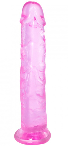 Прозрачный фаллоимитатор Intergalactic Distortion Pink 18 см фото 2