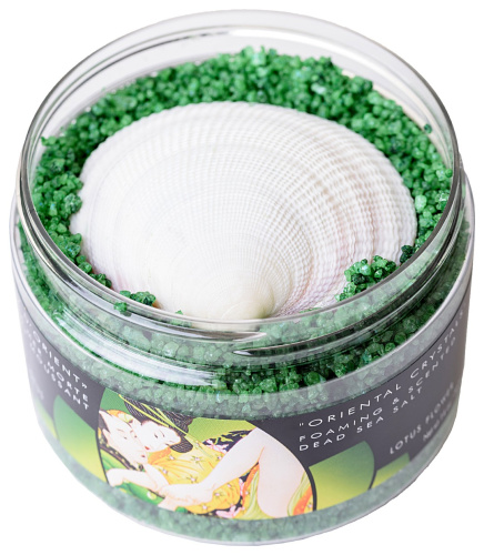 Соль мёртвого моря Shunga Bath Salts Lotus Flower 360 гр фото 2