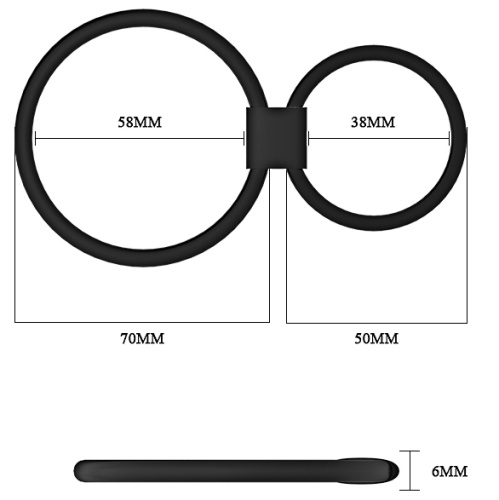 Двойное эреционное кольцо фото 6