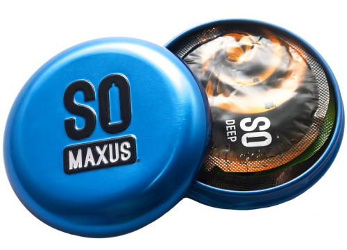 Презервативы в металлическом кейсе Maxus №3 Classic классические фото 5
