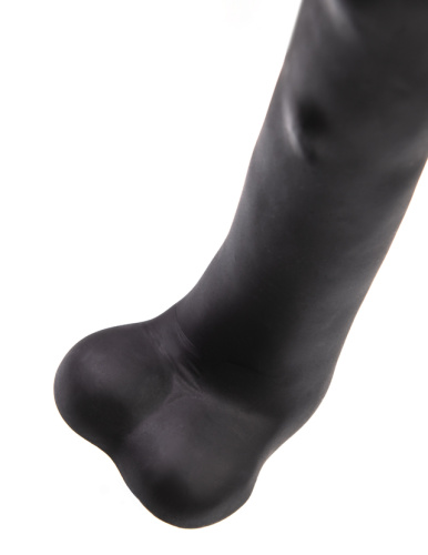 Черный фаллоимитатор-супергигант Predator Lovetoy 37 см фото 10