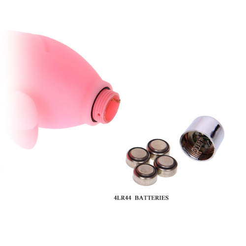 Вибромассажер для G-точки с клиторальным стимулятором розовый фото 5