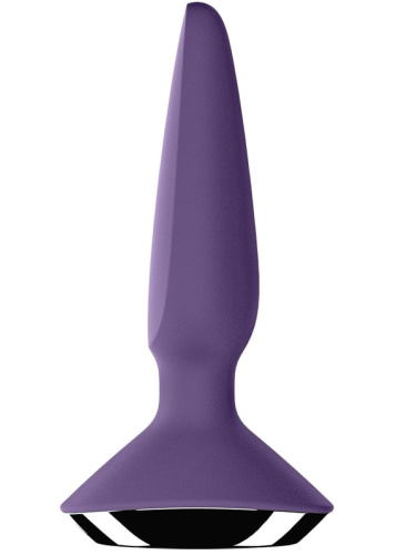 Анальный смарт-стимулятор с вибрацией Satisfyer Plug-ilicious 1 фиолетовый фото 5