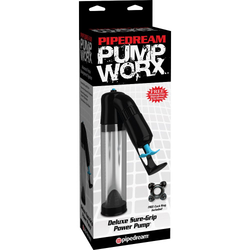 Вакуумная помпа для пениса Pump Worx Deluxe Sure-Grip Pump фото 3