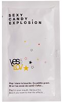 Съедобная взрывающаяся карамель для оральных ласк и массажа YESforLOV Sexy Candy Explosion 7 гр