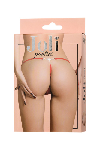 Трусики со стразами Joli Terri красные OS фото 5