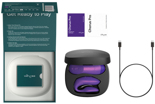 Смарт-вибратор для двоих We-Vibe Chorus Pro фиолетовый фото 12