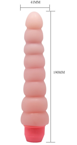 Рельефный вибратор с хребтом Flexi Vibe 19 см фото 5