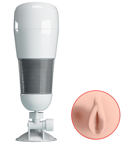 Мастурбатор-вагина в колбе на присоске Pretty Love Hedy фото 4