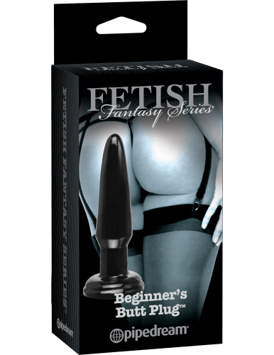 Черная анальная пробка AFC Series Limited Edition Beginner's Butt Plug фото 4