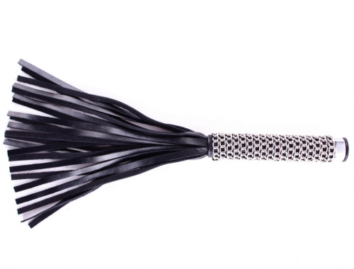 Плеть из натуральной кожи Metallic Charm 40 см фото 4