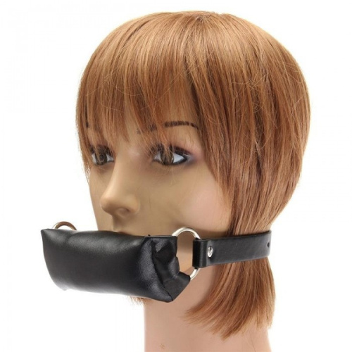 Кляп-трензель черный фото 2