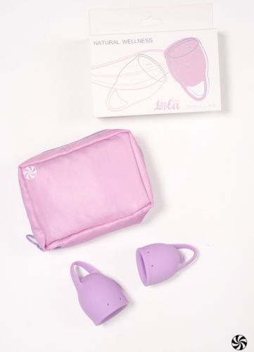 Набор менструальных чаш Natural Wellness Orchid Lavander фото 2