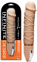 Реалистичный рельефный вибратор Infinite Desire 26 см