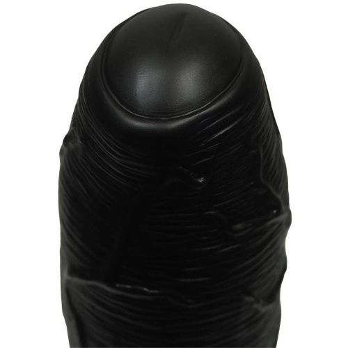 Черный фаллос с венками X-Men Geoffs Cock 25 см фото 3