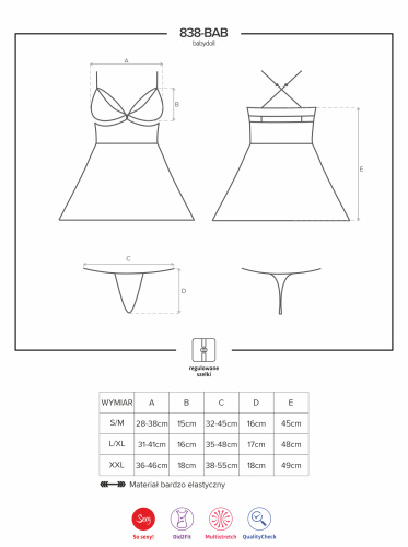 Сексуальный бэби-долл L/XL фото 7