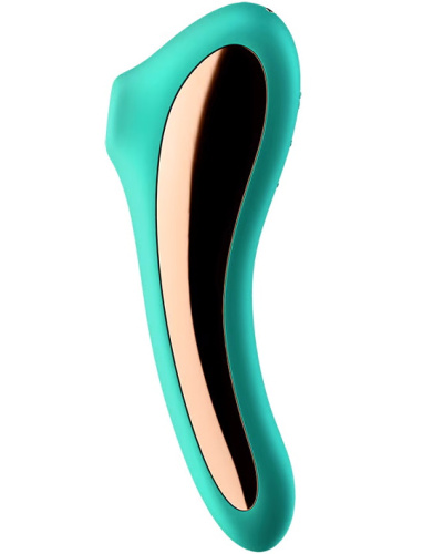 Вакуумно-волновой вибратор Satisfyer Dual Kiss зеленый ДЕФОРМИРОВАННАЯ УПАКОВКА фото 3