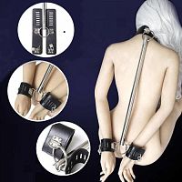 Бондажная распорка с ошейником