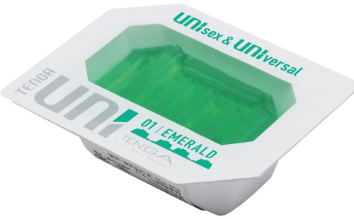 Мастурбатор Tenga Uni Emerald зеленый фото 10