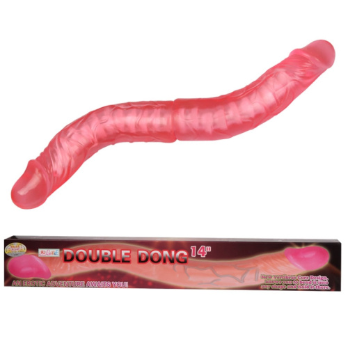 Двухголовый розовый фаллос с хребтом фото 5