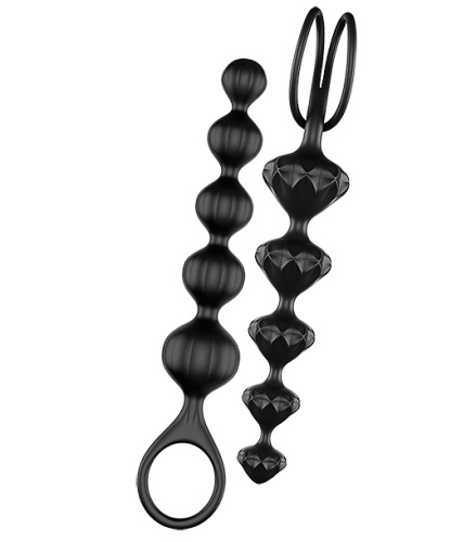 Набор анальных цепочек Satisfyer Love Beads черные фото 3