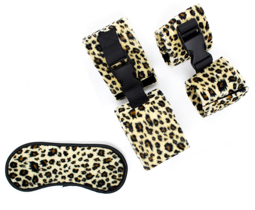 Леопардовый набор для БДСМ игр