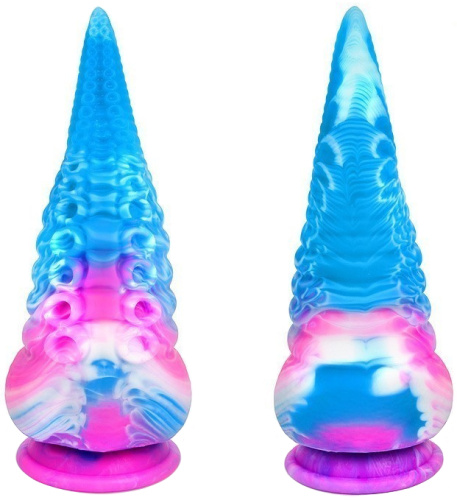 Разноцветный фаллос в виде щупальца Magic Hero 21 см фото 3