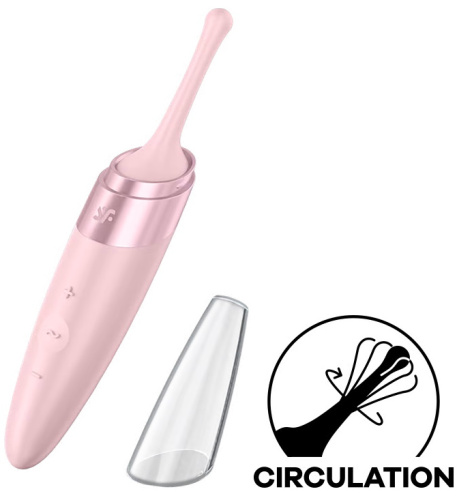 Точечный стимулятор с вибрацией Satisfyer Twirling Delight розовый фото 2
