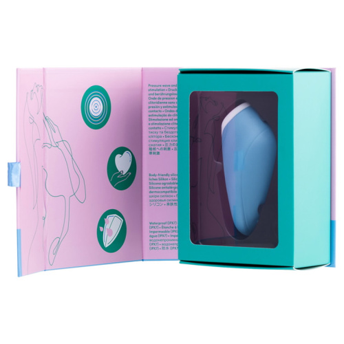 Вакуумно-волновой стимулятор клитора Satisfyer Love Breeze голубой фото 11