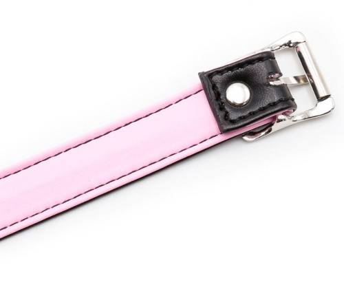 Розовый кляп-шар из медицинского силикона фото 7