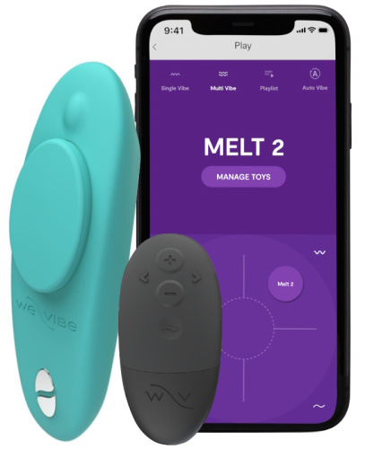 Смарт-вибростимулятор клитора We-Vibe Moxie Plus бирюзовый